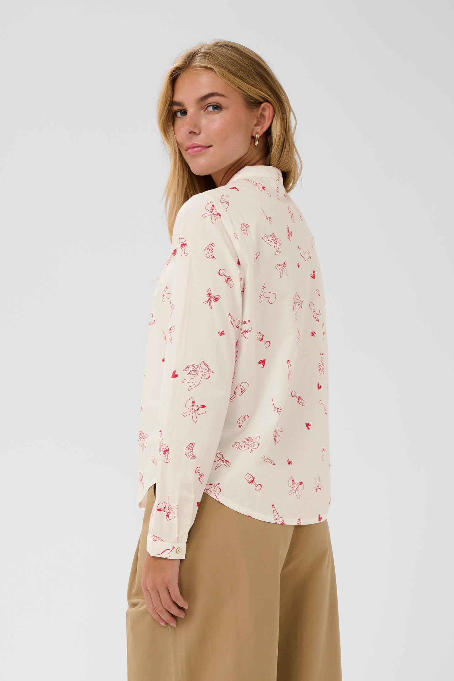Saint Tropez Ponyo Shirt - Ice Red Mon Amour
