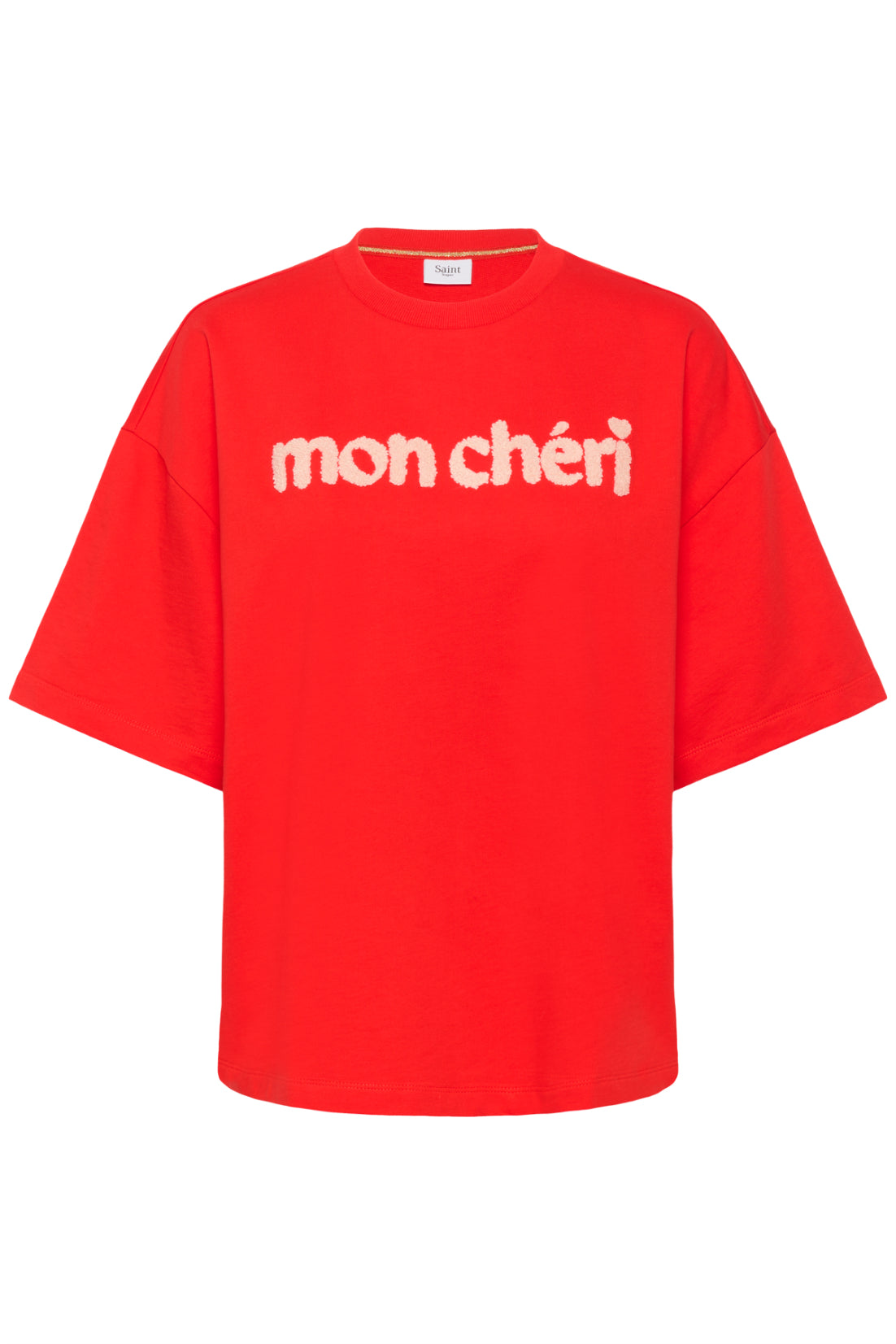 Saint Tropez Panna SS Sweatshirt - Fiery Red