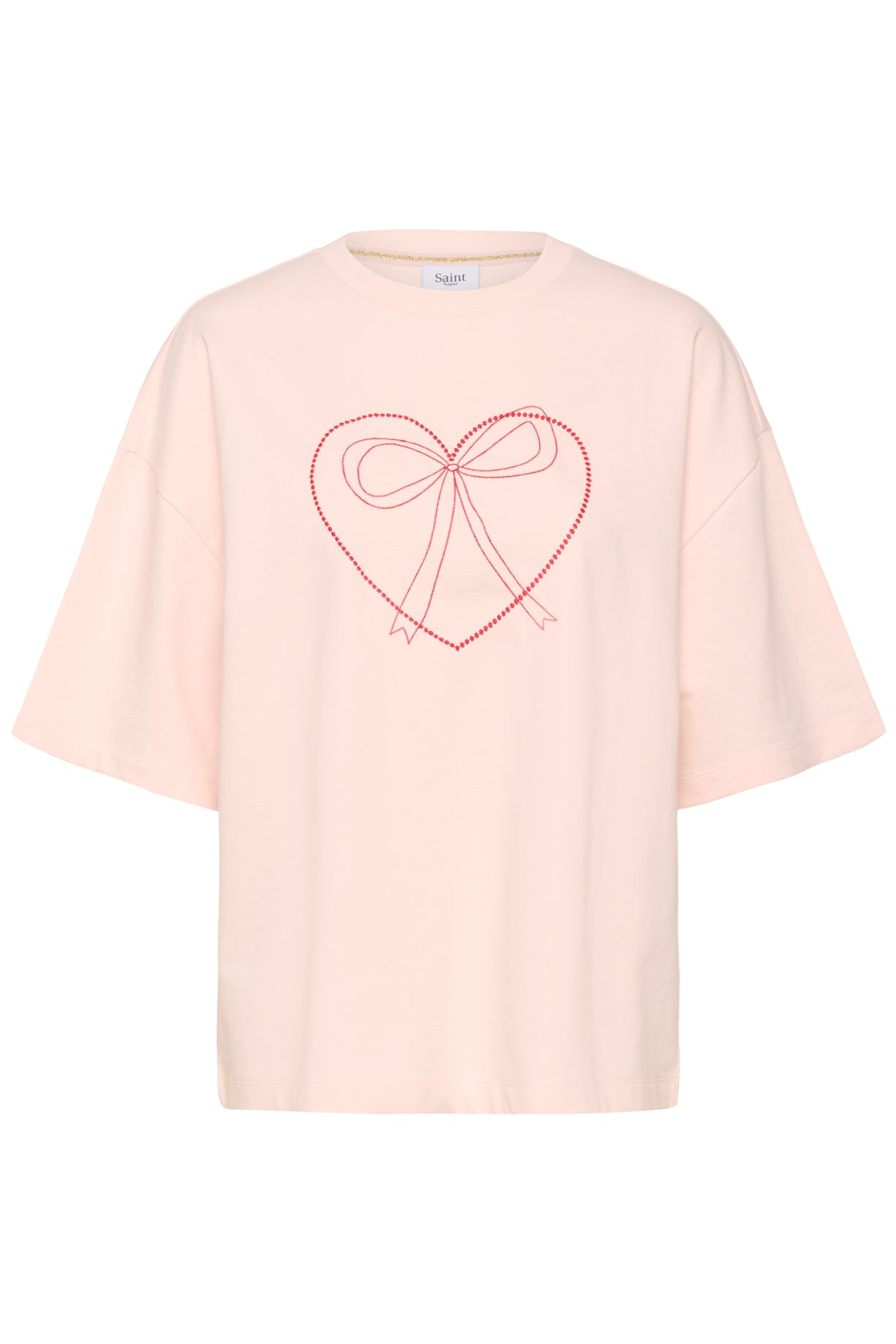 Saint Tropez Pexton SS Sweatshirt - Barely Pink