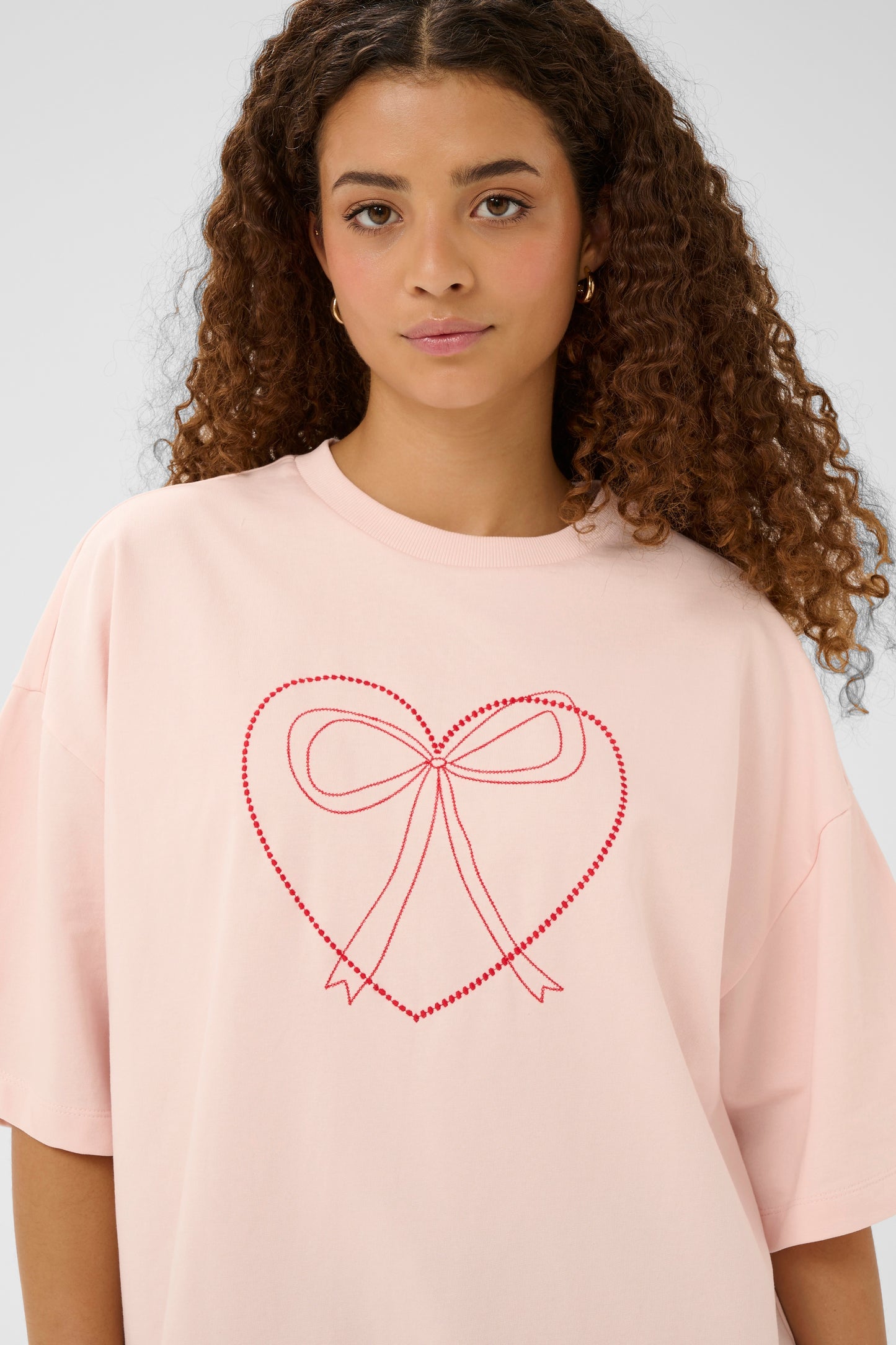 Saint Tropez Pexton SS Sweatshirt - Barely Pink