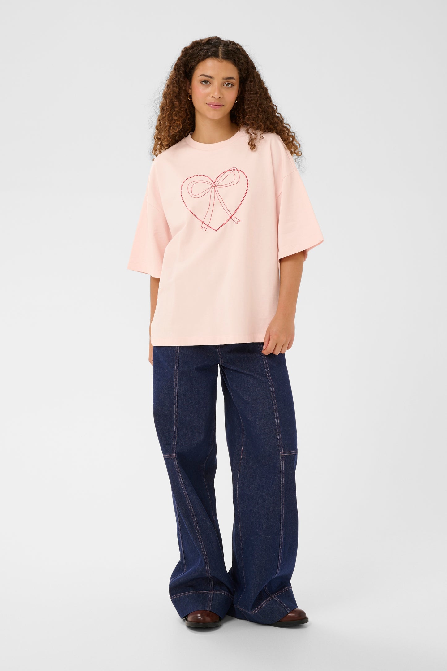 Saint Tropez Pexton SS Sweatshirt - Barely Pink