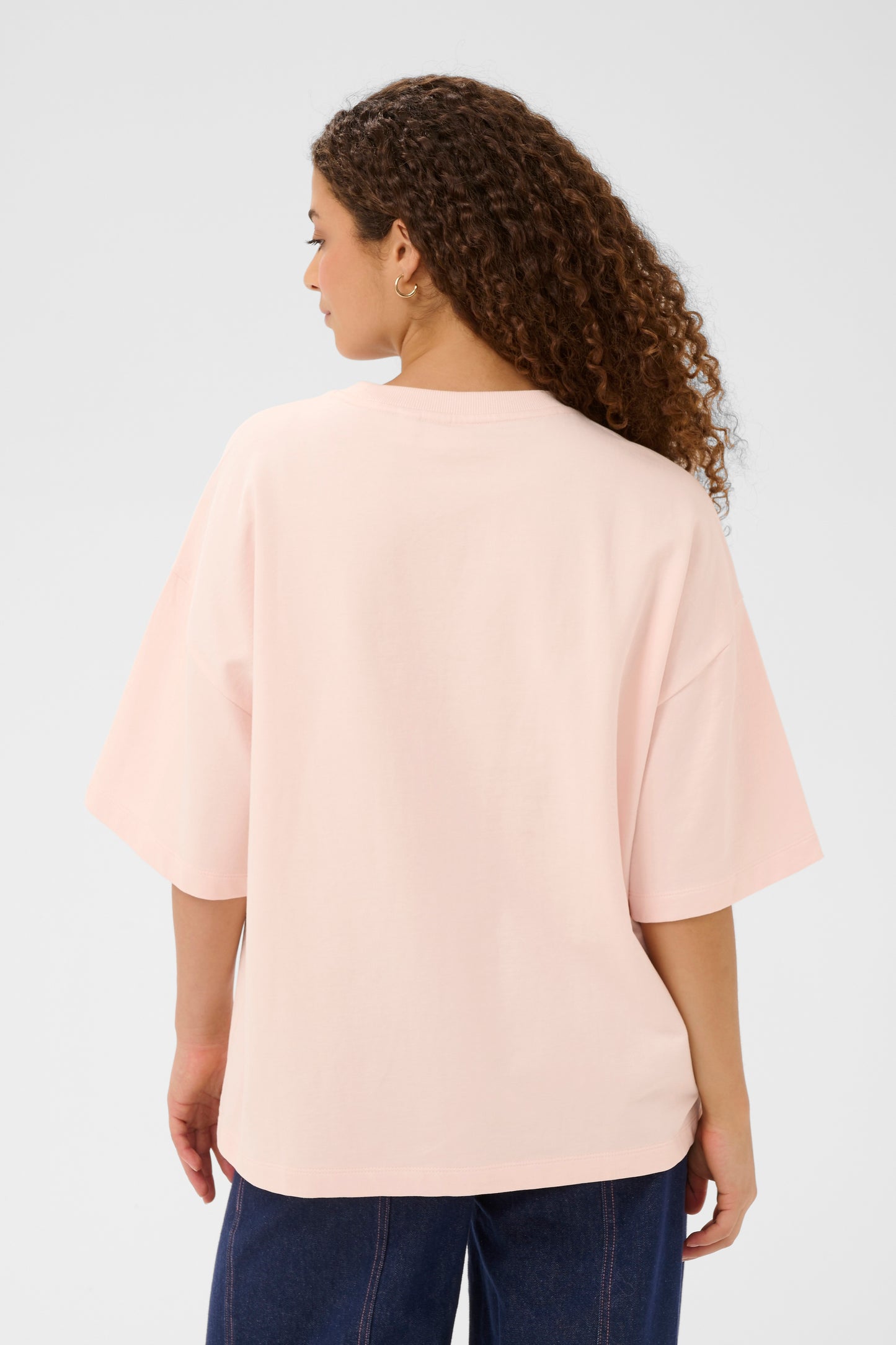 Saint Tropez Pexton SS Sweatshirt - Barely Pink