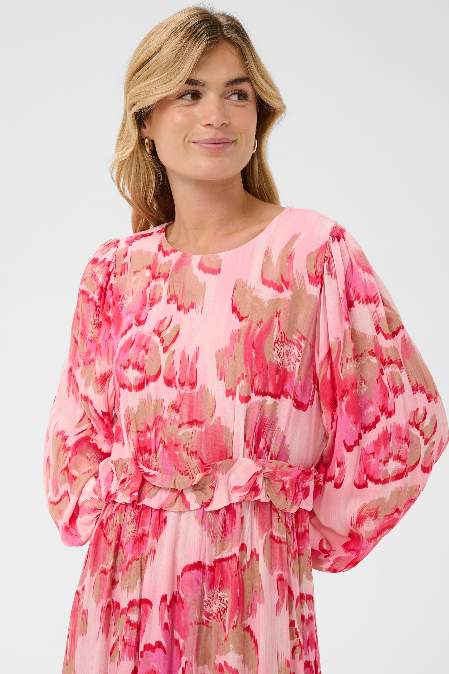 Saint Tropez Pollyana Dress - Poppy Shaded Flower