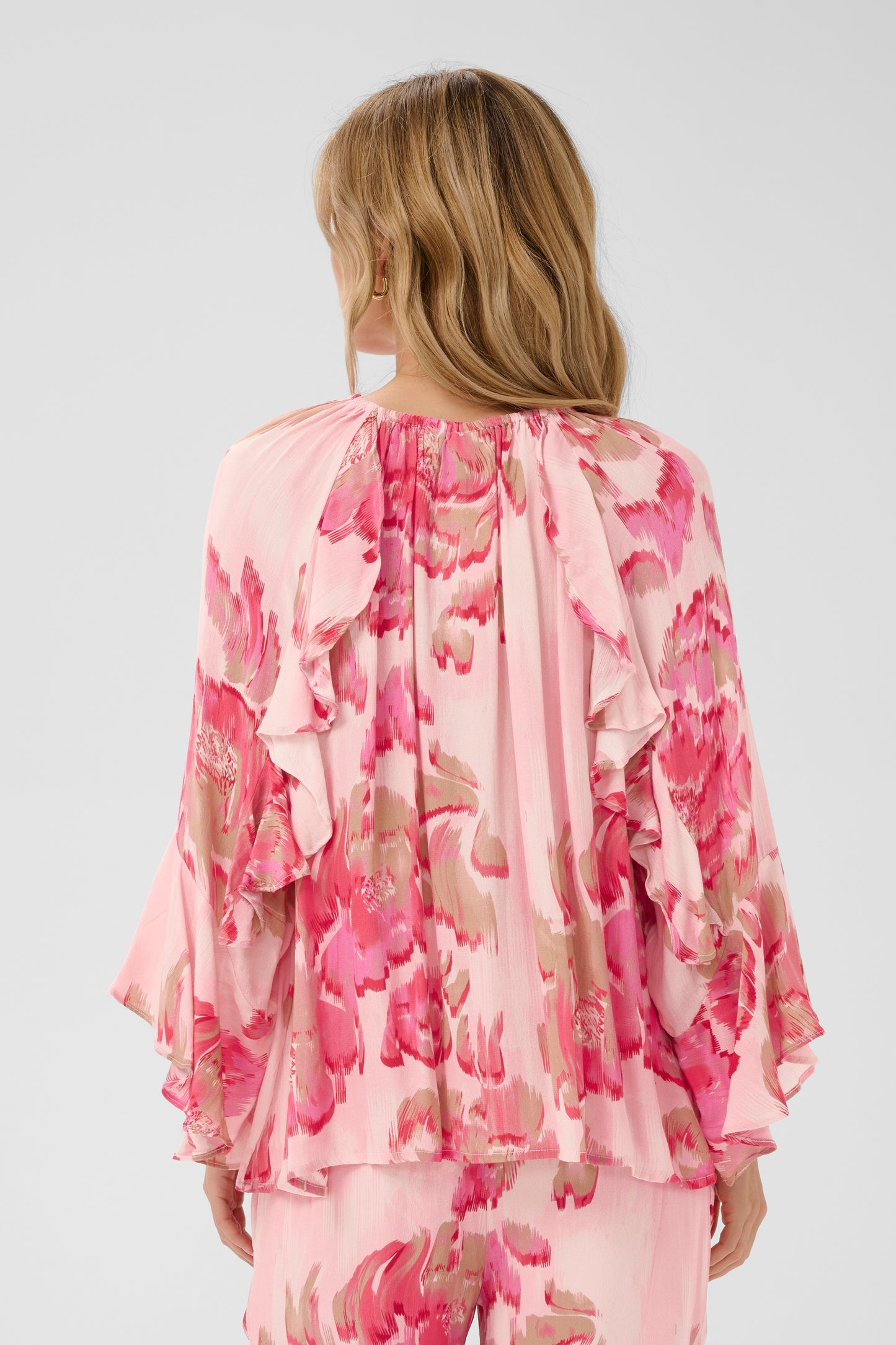 Saint Tropez Pollyana Blouse - Poppy Shaded Flower