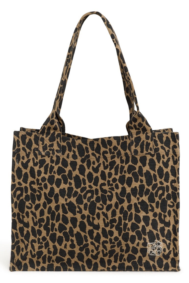 Saint Tropez Pansy Bag - Tiger's Eye Spotty Leopard
