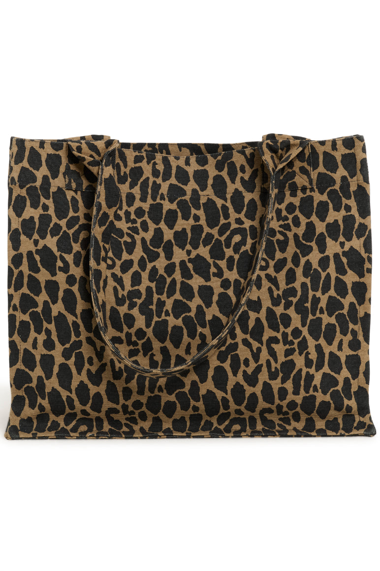 Saint Tropez Pansy Bag - Tiger's Eye Spotty Leopard