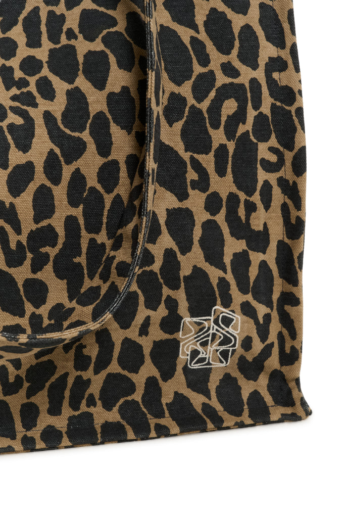 Saint Tropez Pansy Bag - Tiger's Eye Spotty Leopard