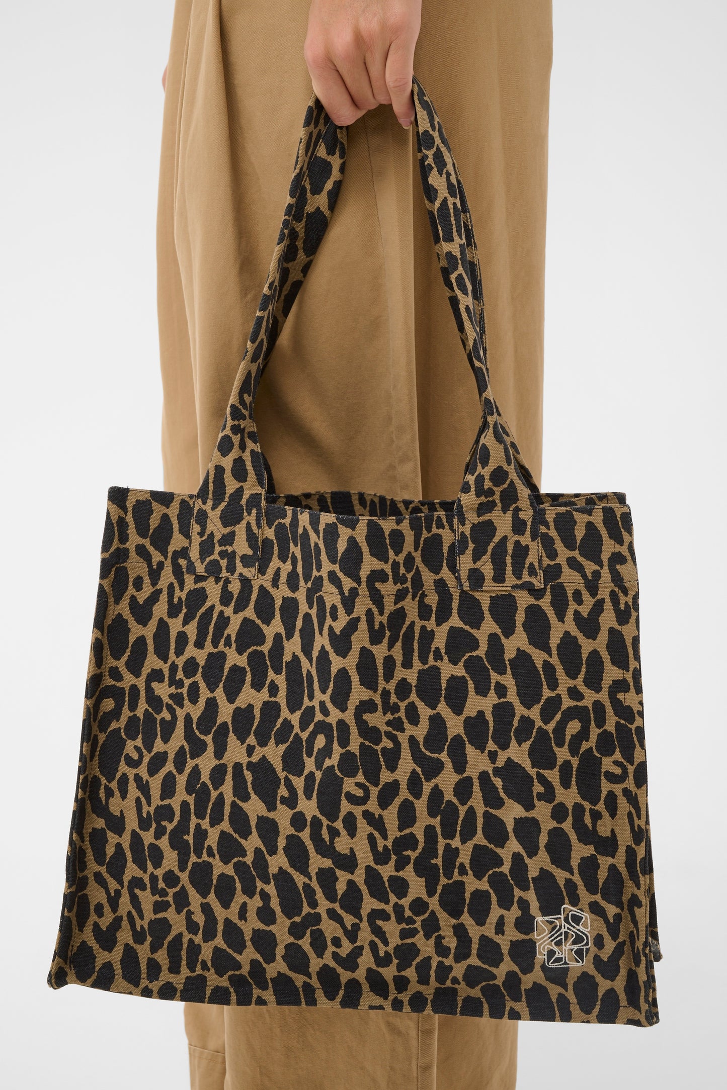 Saint Tropez Pansy Bag - Tiger's Eye Spotty Leopard