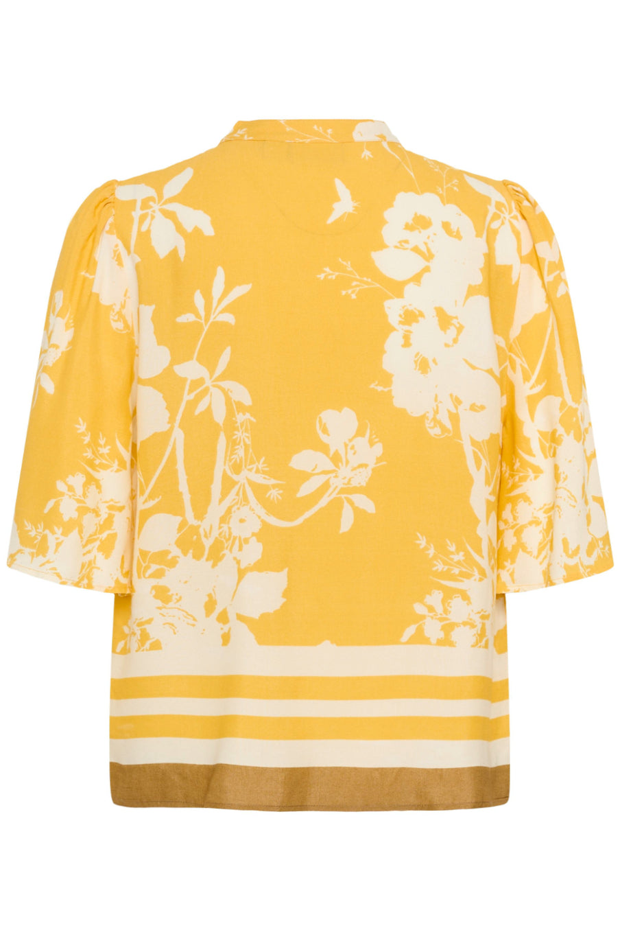 Saint Tropez Rasheda Blouse - Golden Apricot Flower Bloom