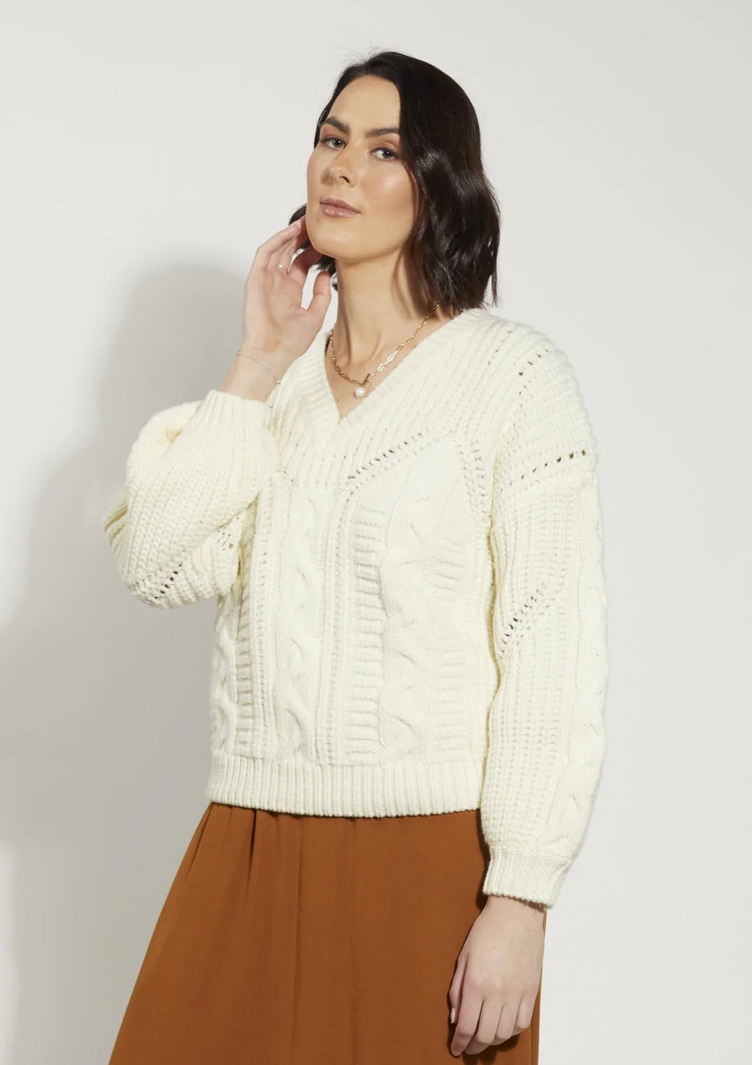 Drama The Label Overs Jumper - Cream