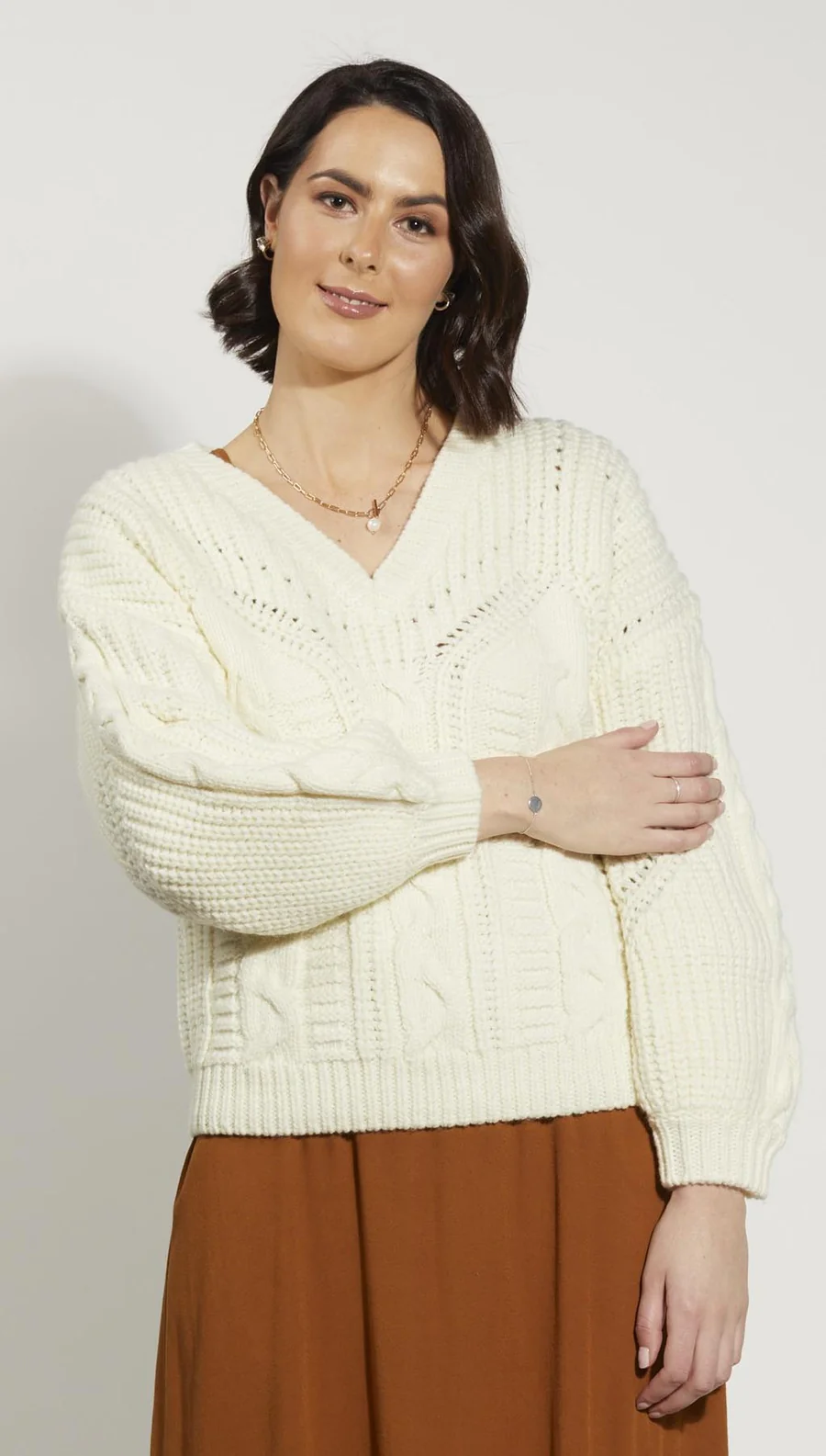 Drama The Label Overs Jumper - Cream