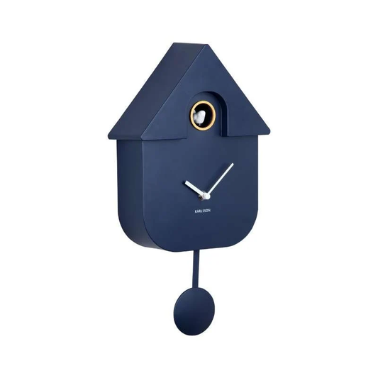 Karlsson Modern Cuckoo Clock - Dark Blue