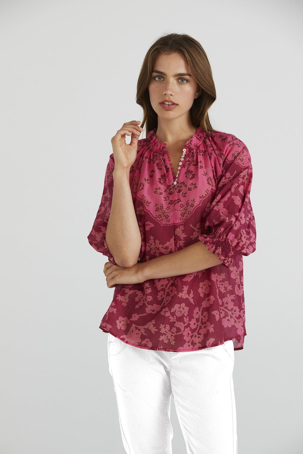 Lania The Label Maya Top - Raspberry