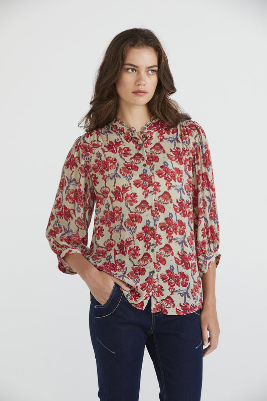 Lania The Label Casia Shirt - Casia Print