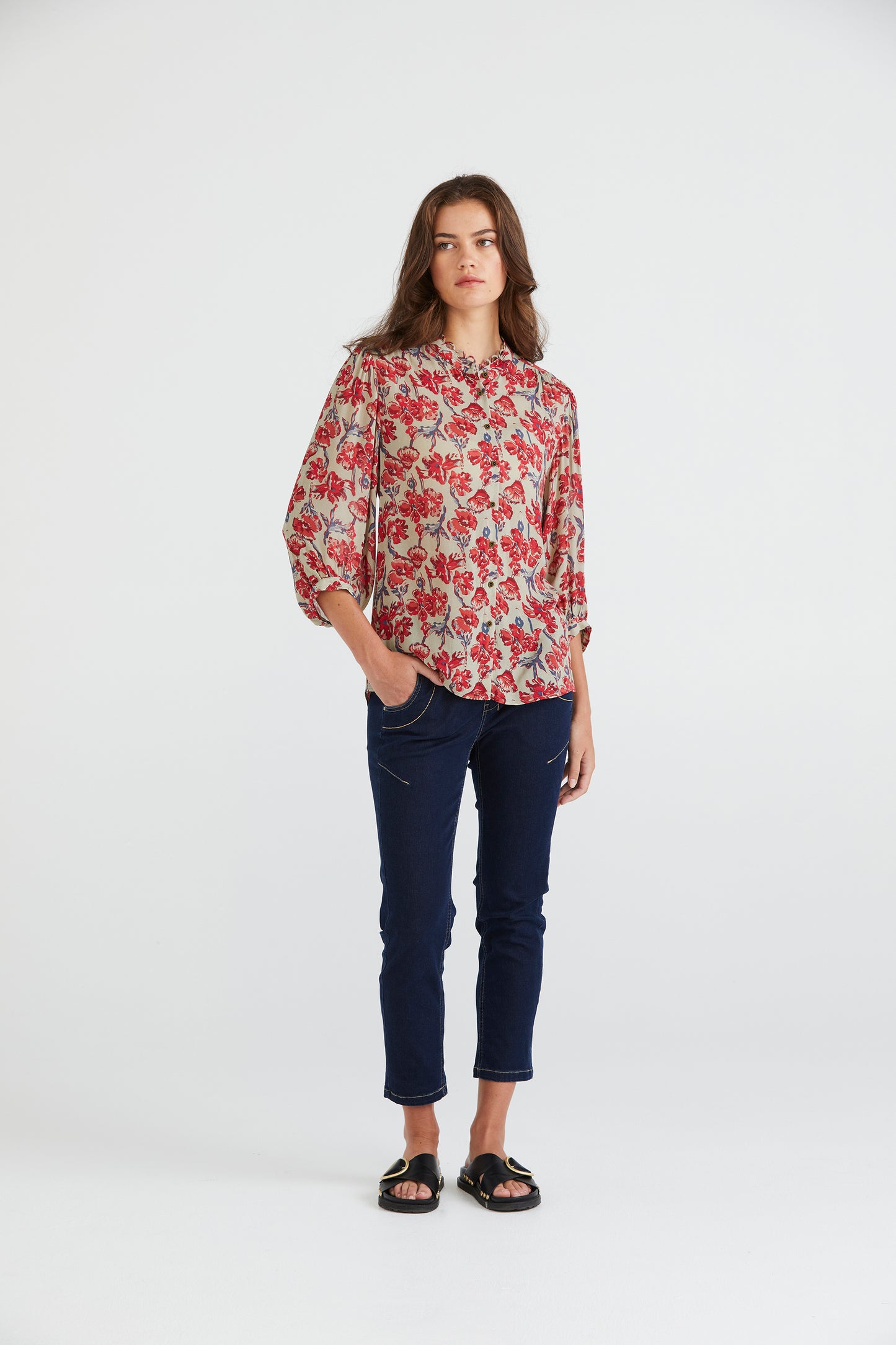 Lania The Label Casia Shirt - Casia Print