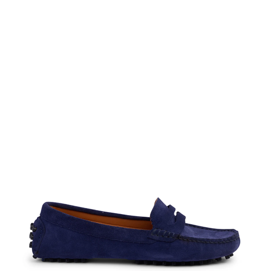 Kathryn Wilson Avery Loafer - Navy Suede