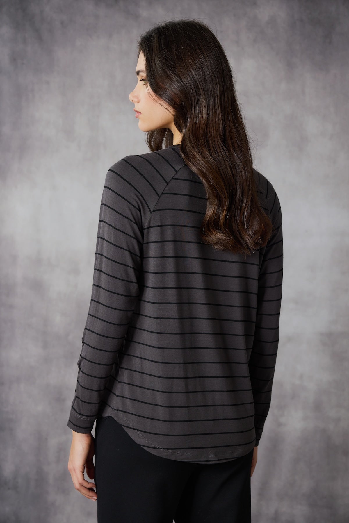 Lania The Label Astro Top - Carob/Black Stripe