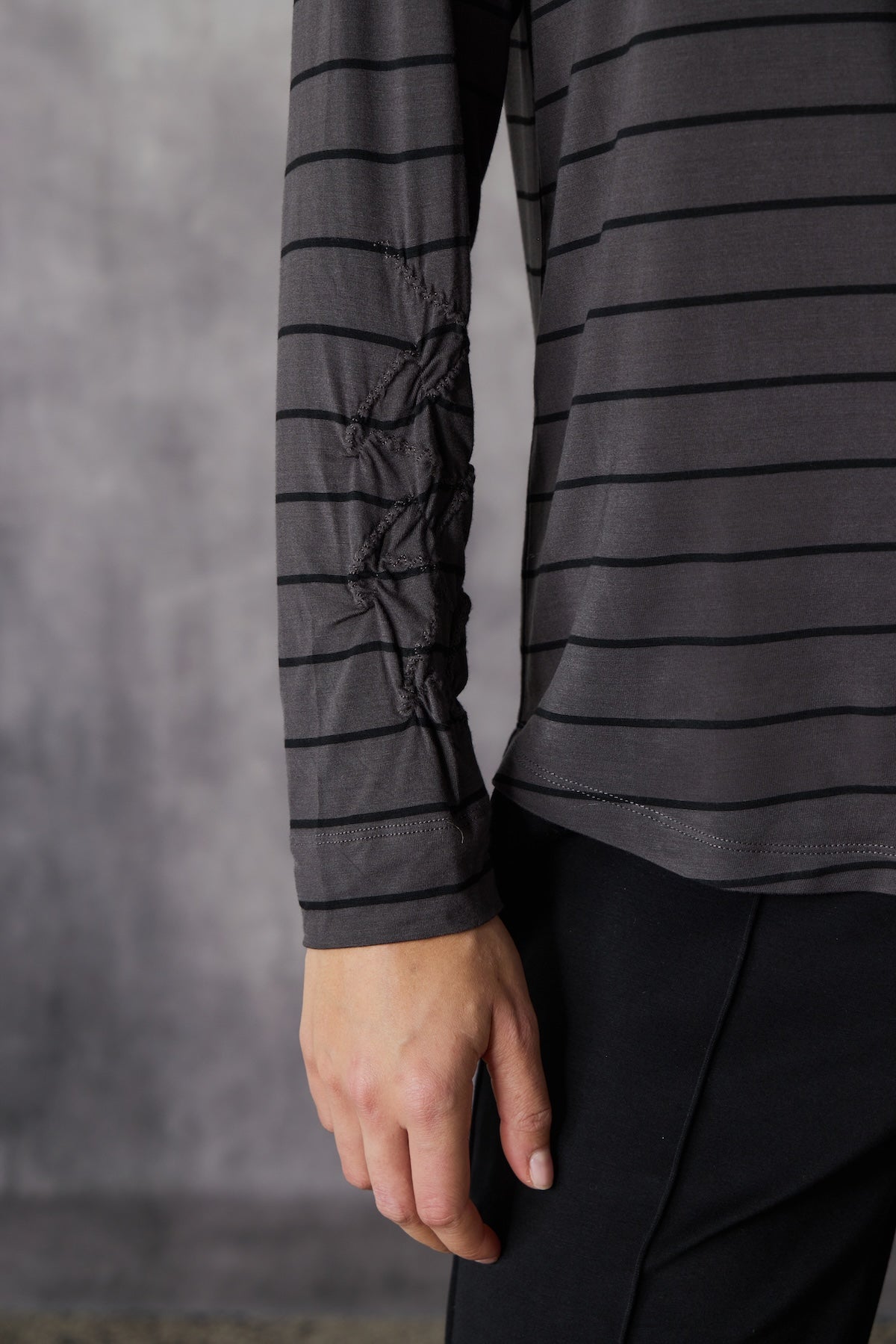 Lania The Label Astro Top - Carob/Black Stripe