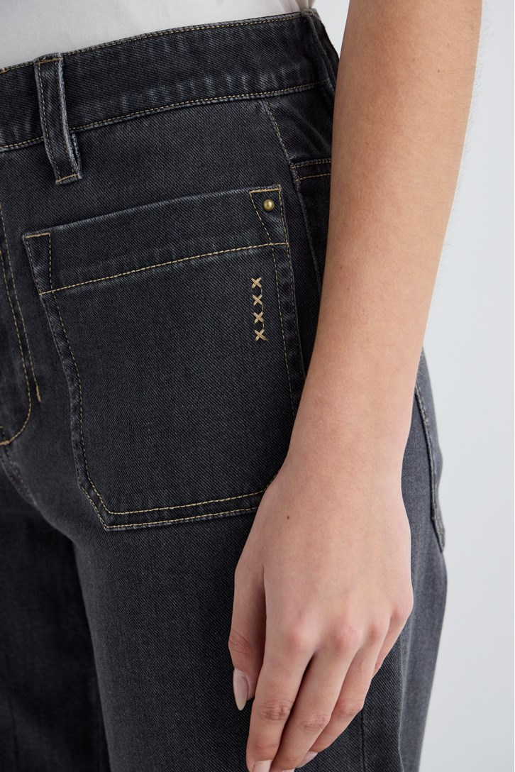 Lania the Label Chrome Jean - Charcoal