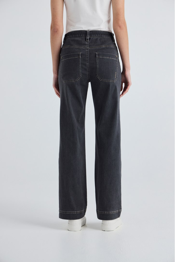 Lania the Label Chrome Jean - Charcoal