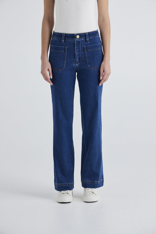 Lania the Label Chrome Jean - Indigo