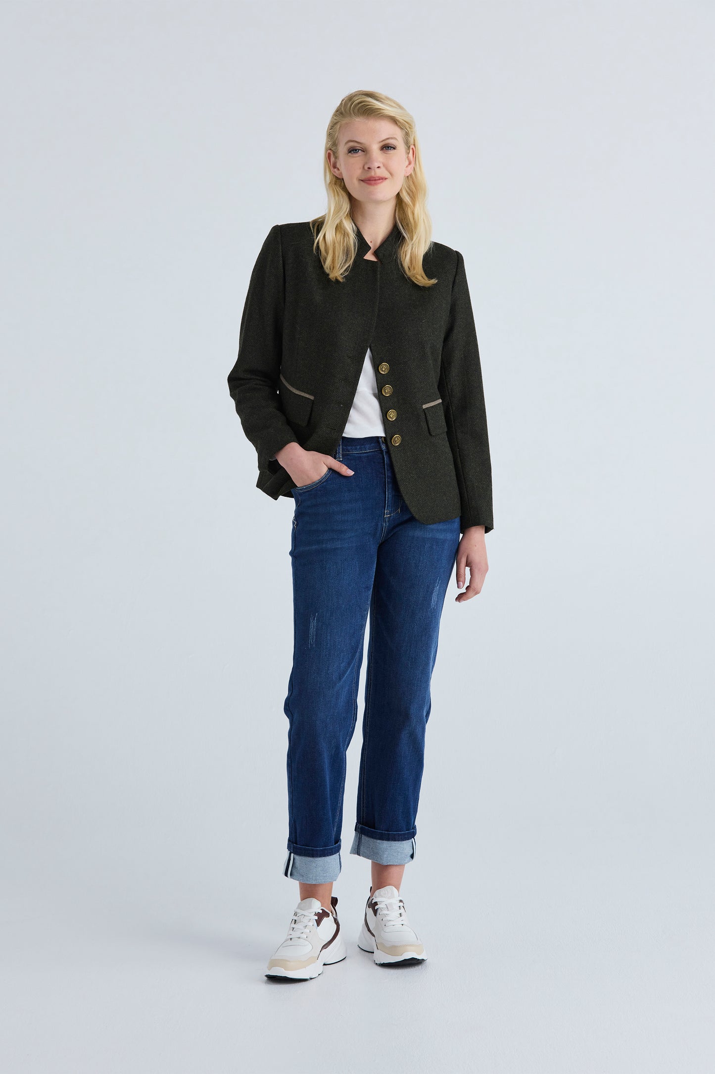 Lania the Label Saddle Jacket - Military