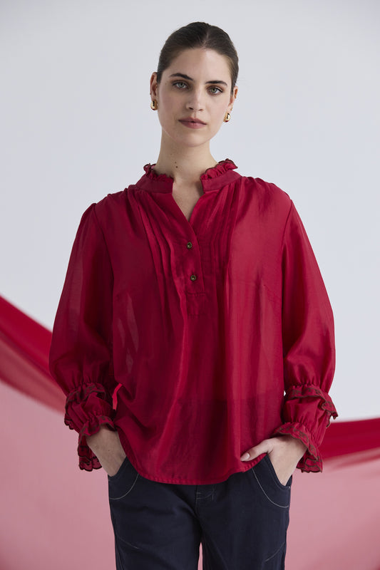 Lania the Label Ava Shirt - Chilli