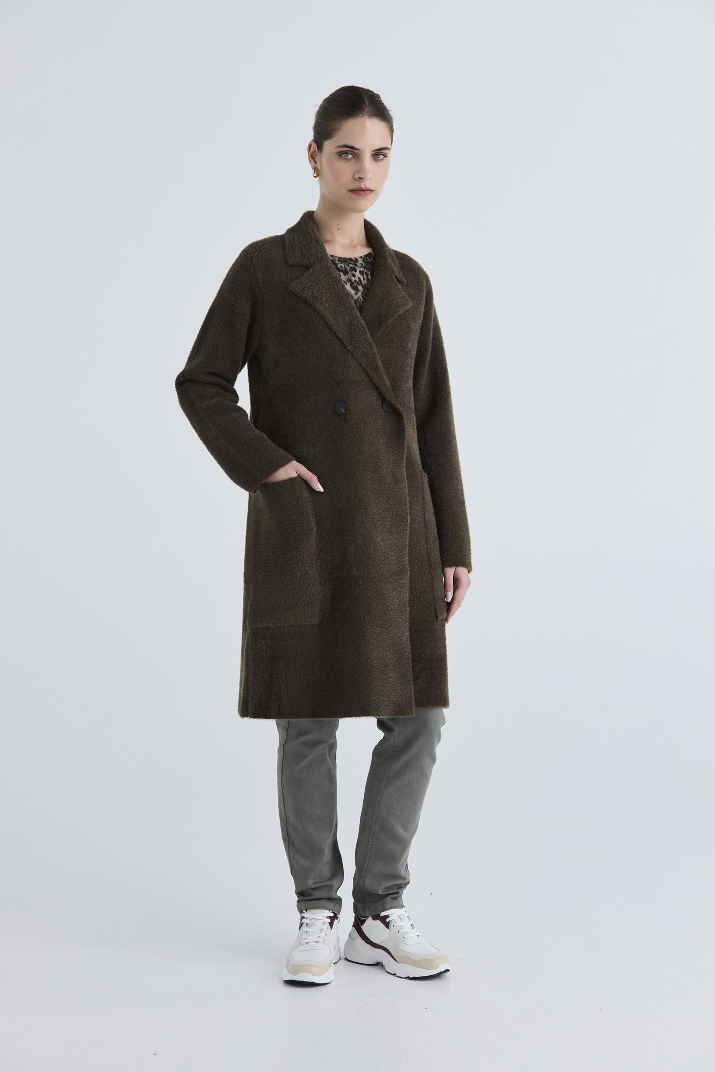 Lania the Label River Coat - Military