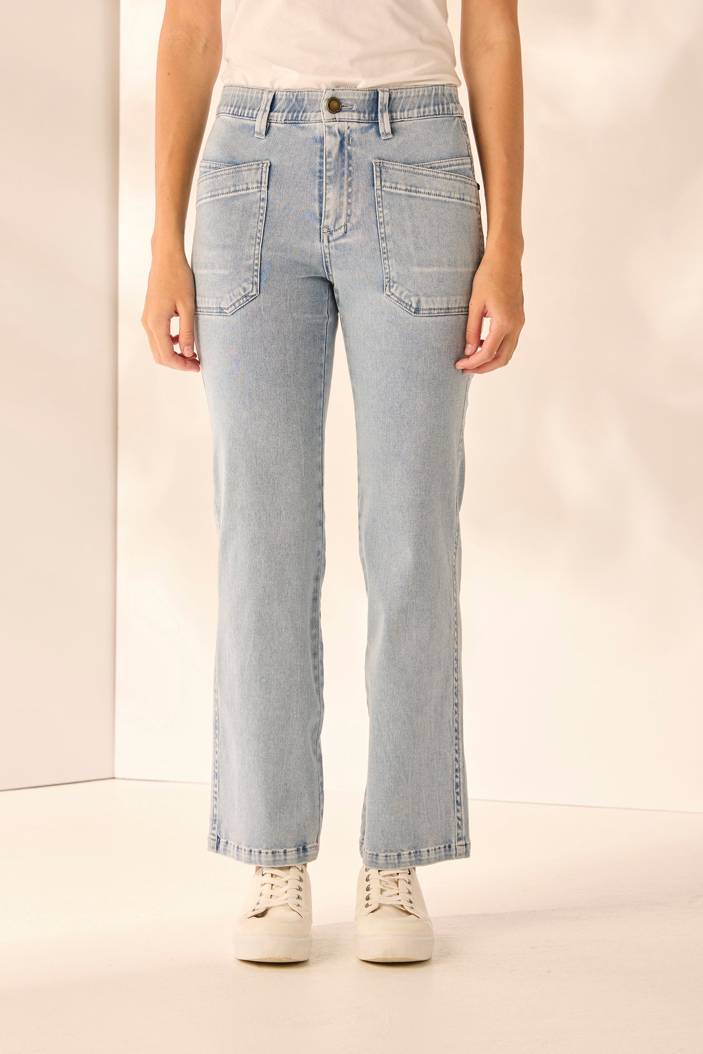Lania The Label Abby Jean - Bleached