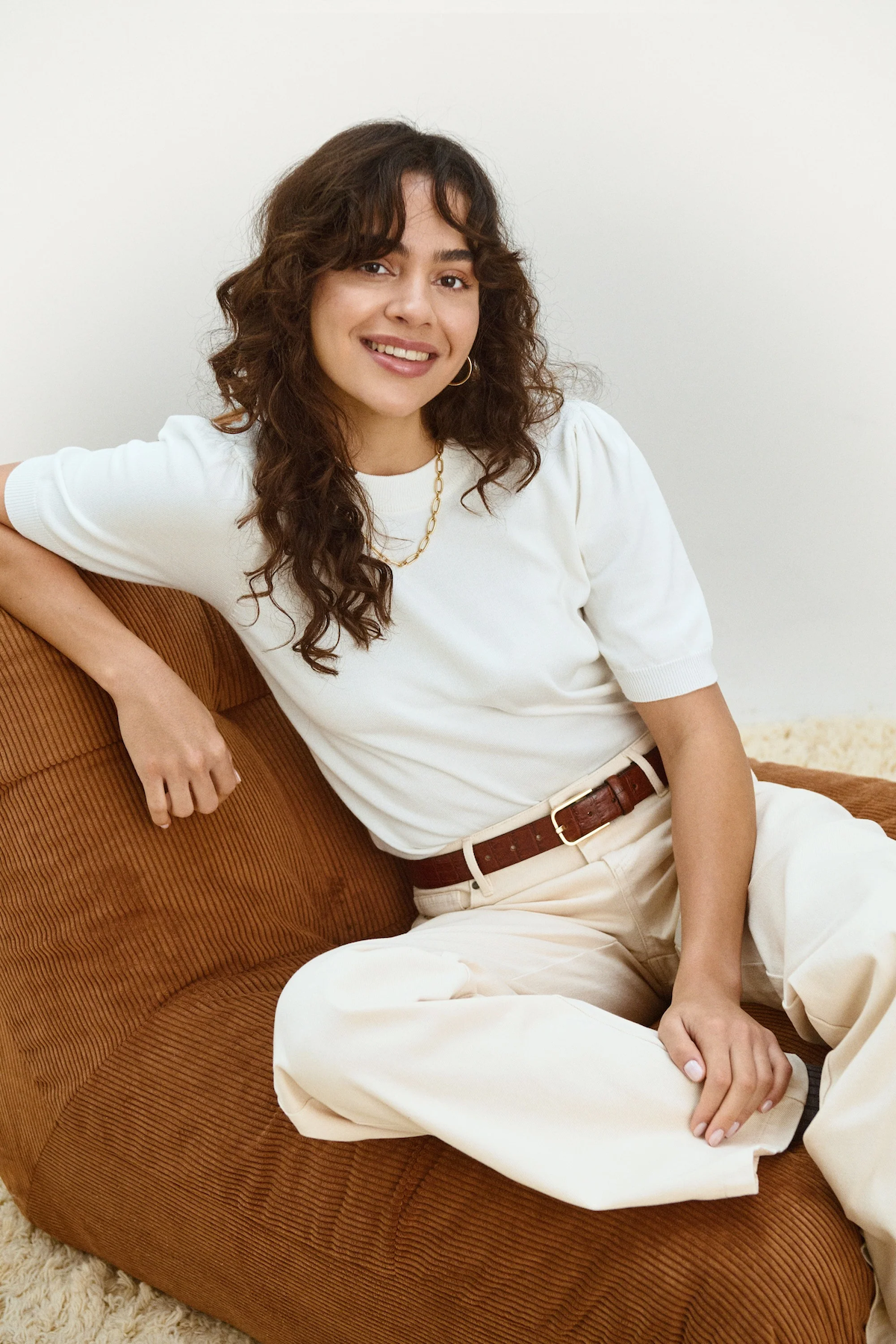 Saint Tropez Mila SS Pullover - Ice