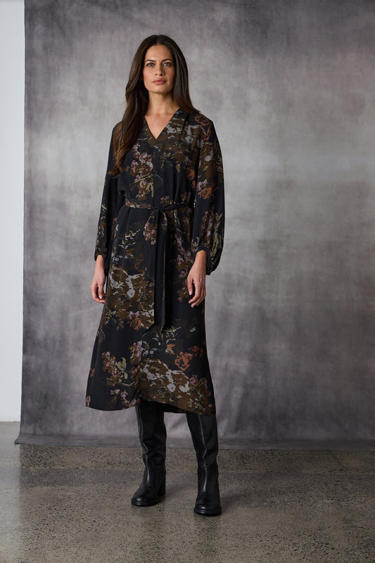 Lania The Label Cameo Dress - Cameo Print