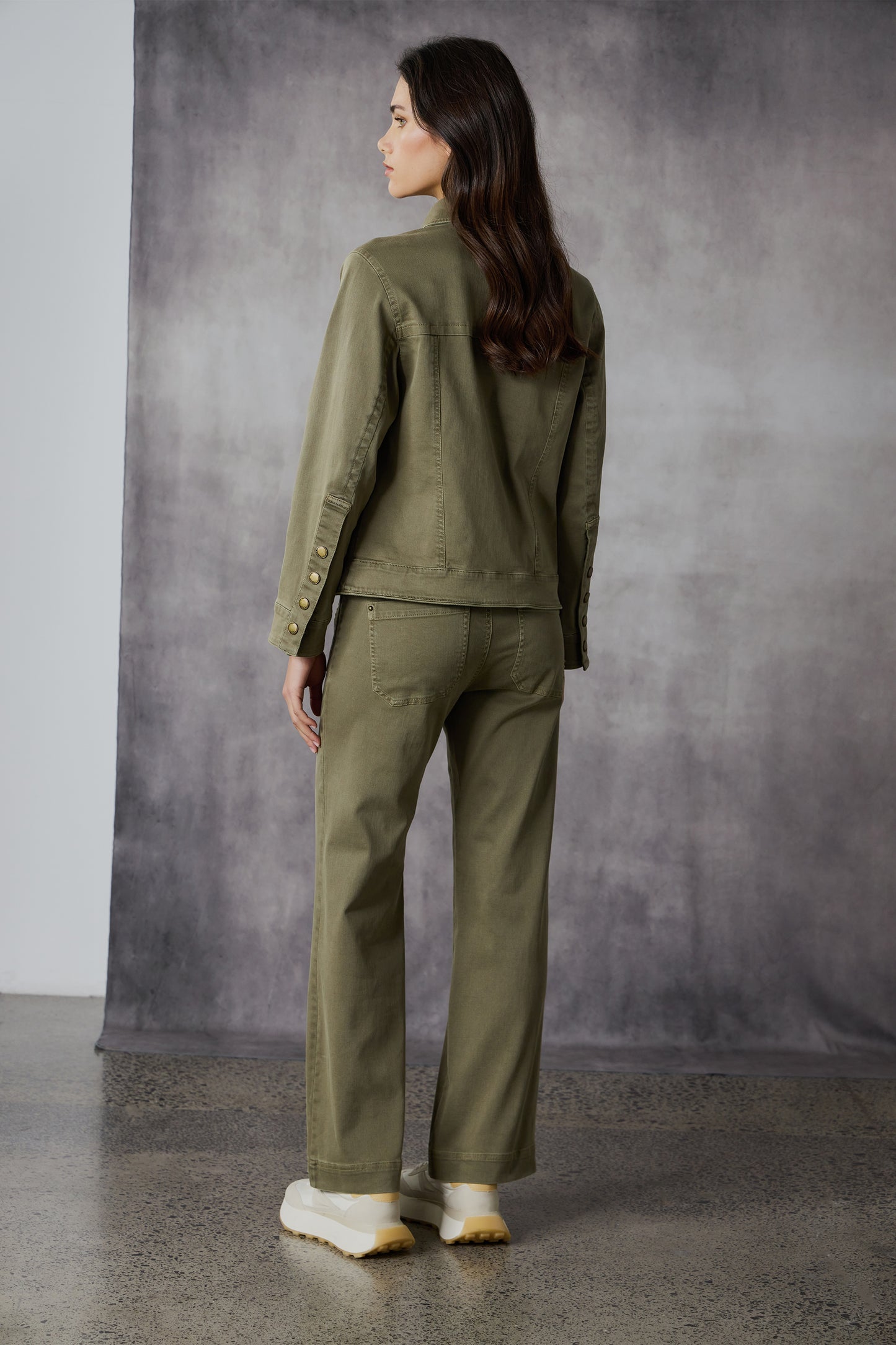 Lania The Label Chrome Jean - Olive