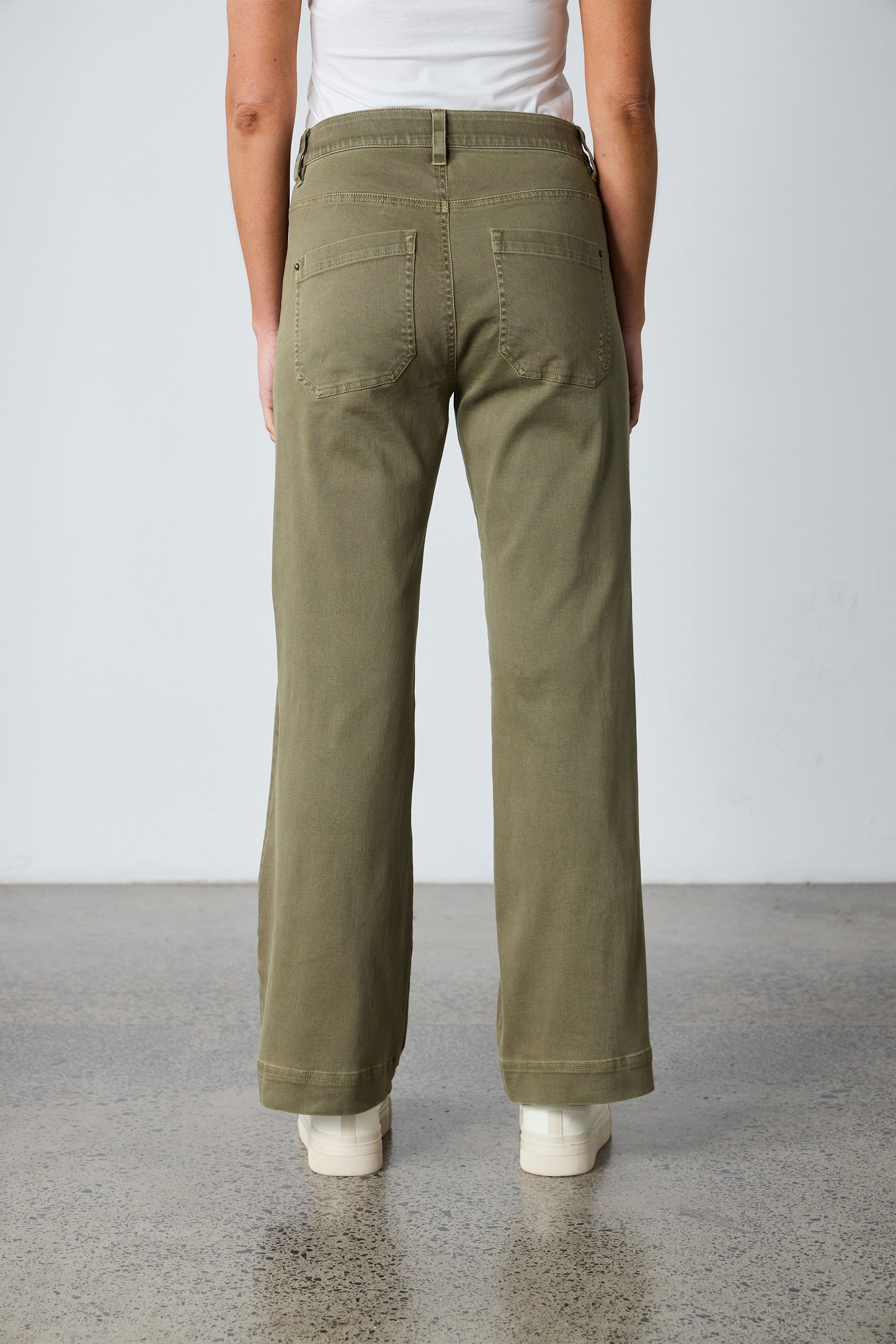 Lania The Label Chrome Jean - Olive