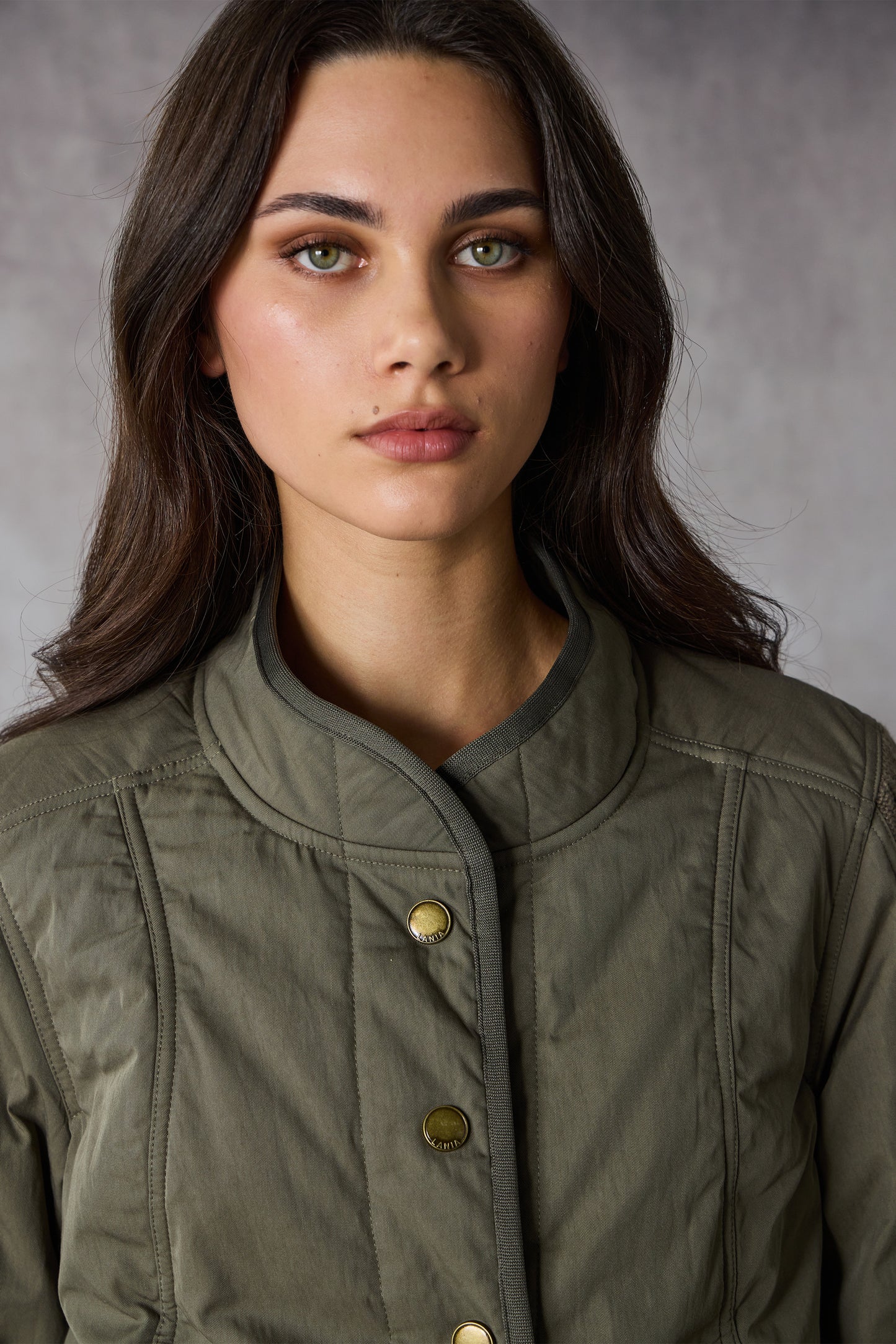 Lania The Label Cable Jacket - Khaki