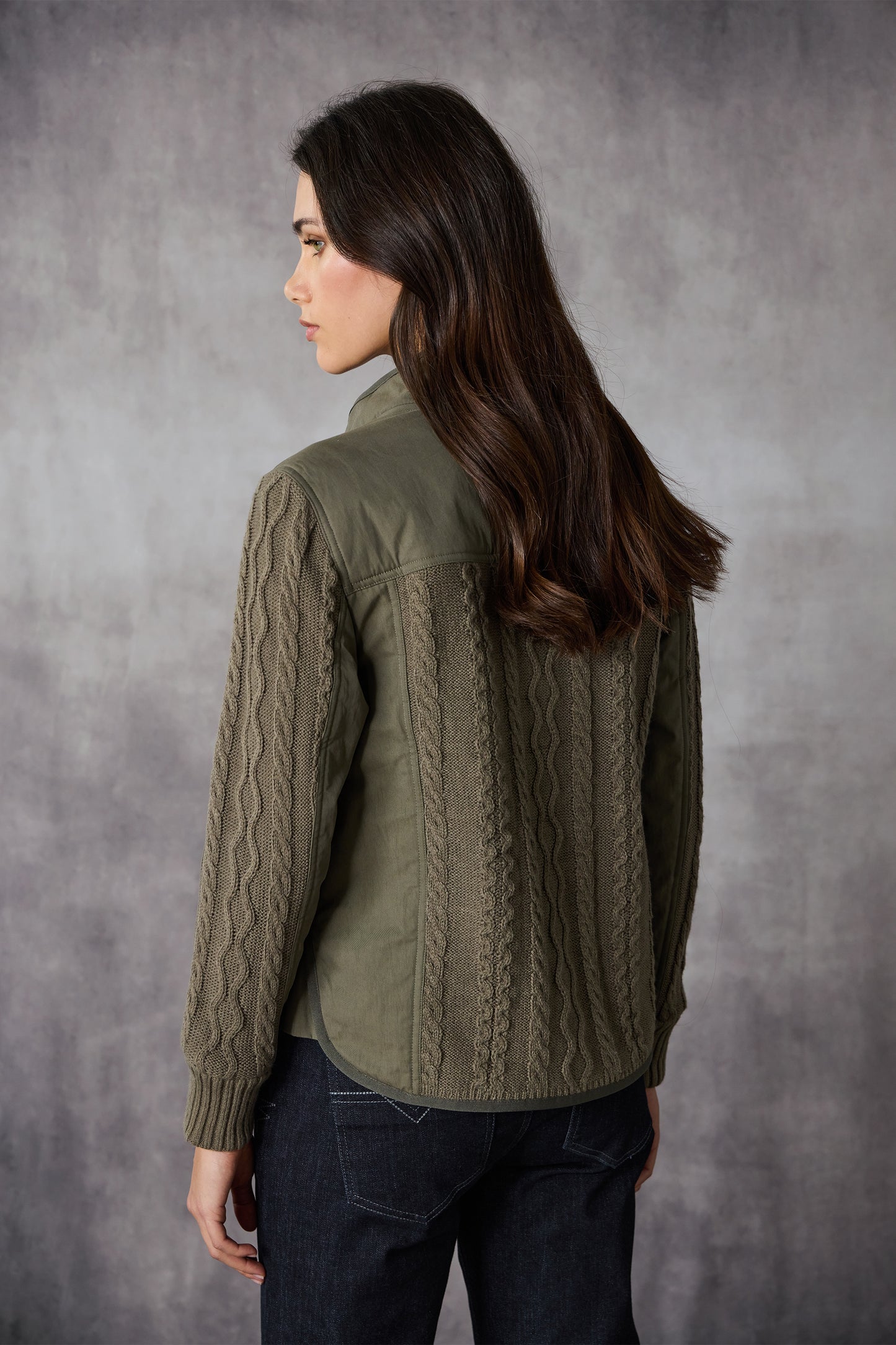 Lania The Label Cable Jacket - Khaki
