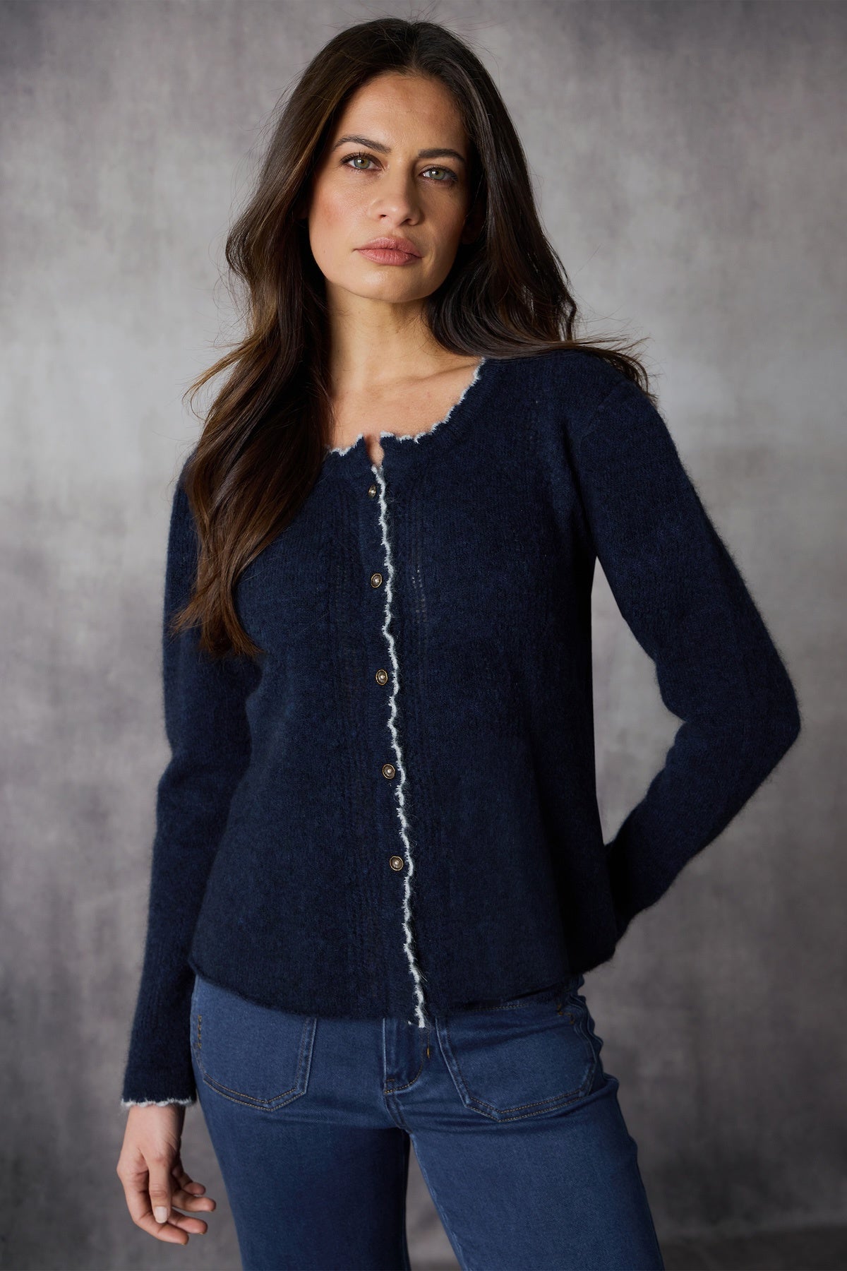 Lania The Label Orchid Cardi - Ink