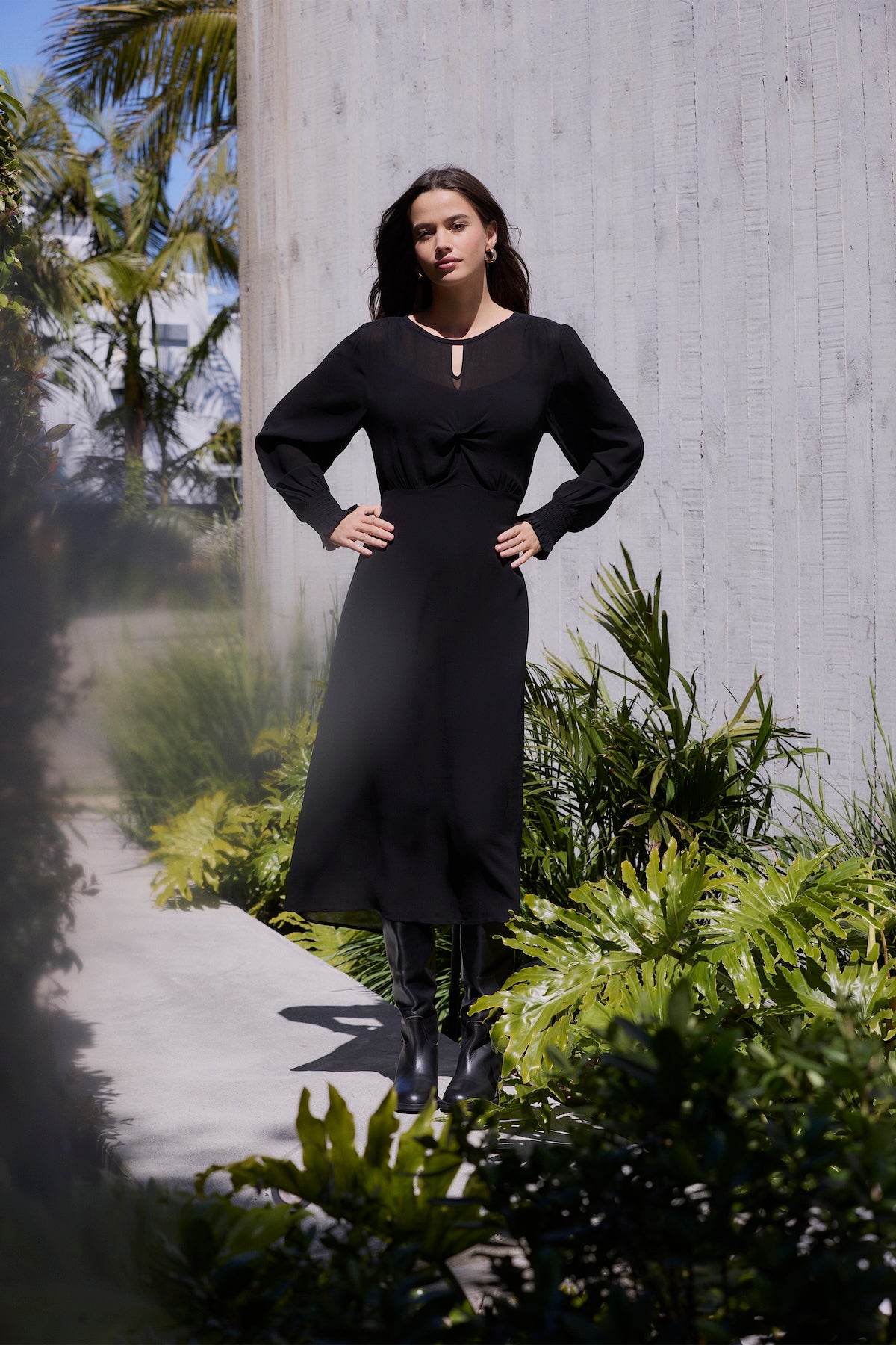 Lania The Label Shadow Dress - Black