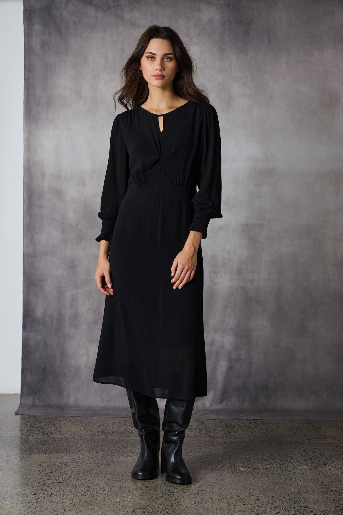 Lania The Label Shadow Dress - Black