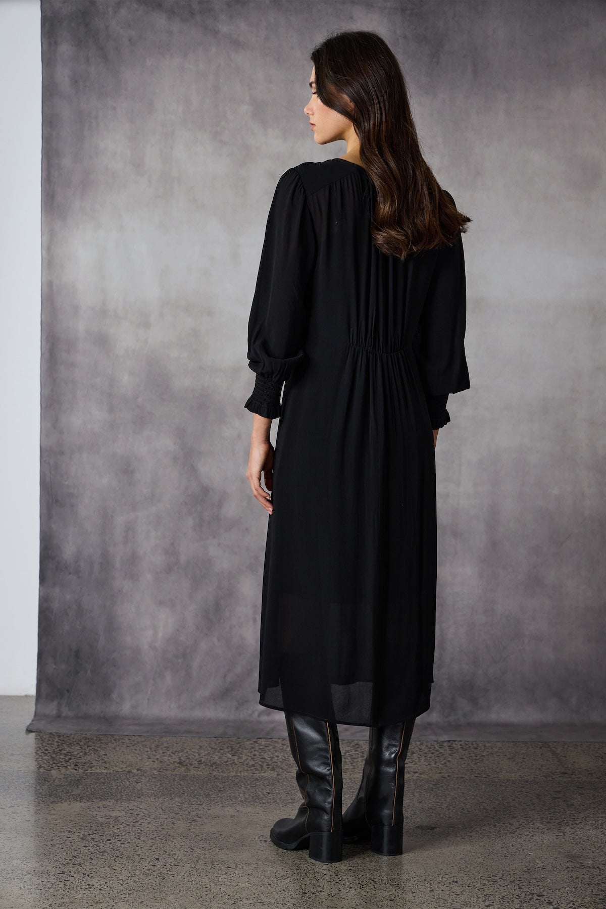 Lania The Label Shadow Dress - Black
