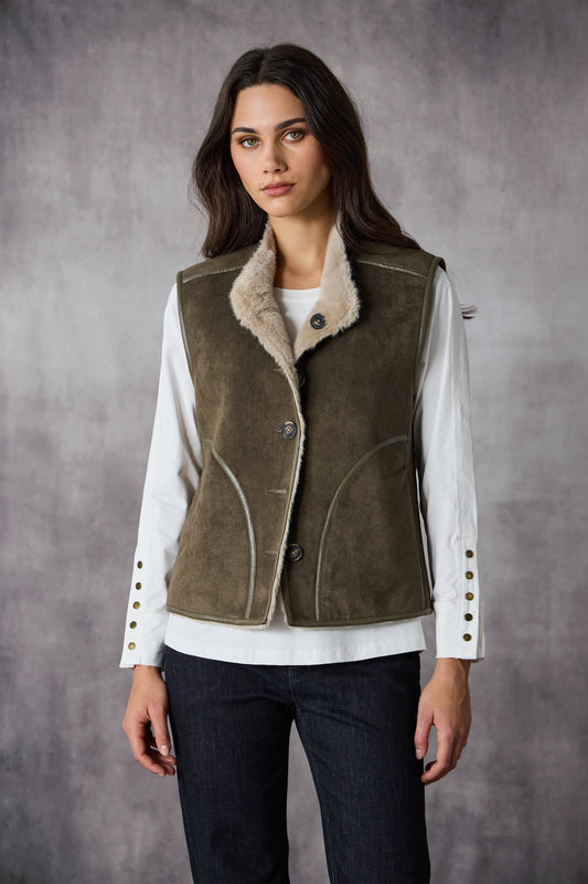 Lania The Label Aspen Vest - Khaki