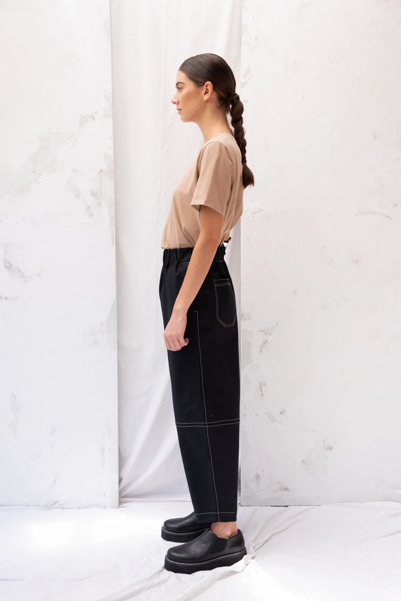 ReCreate Barrel Pant - Black