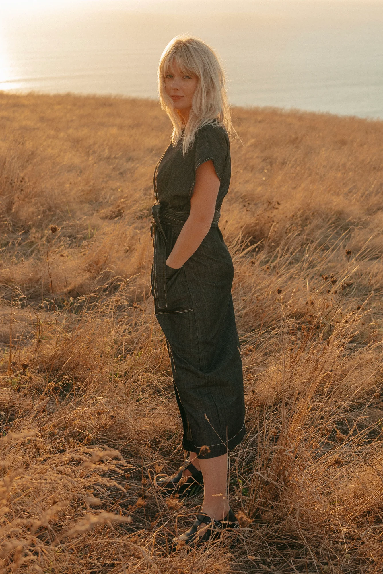 Re.Create Stella Denim Dress - Midnight