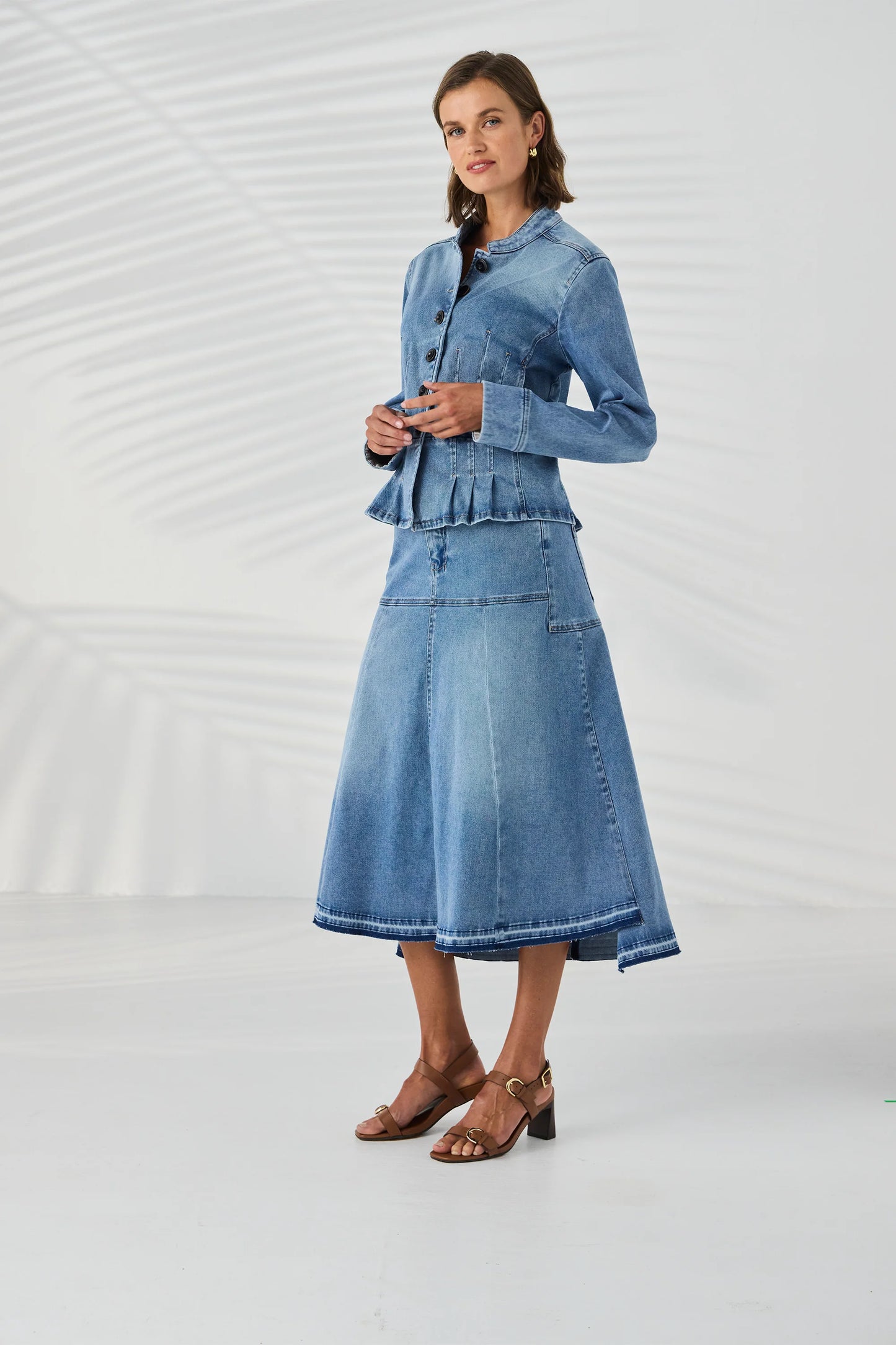 Lania The Label Thompson Jacket - Aged Indigo