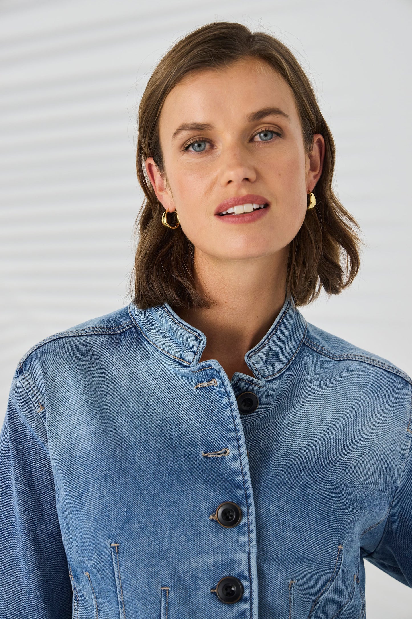 Lania The Label Thompson Jacket - Aged Indigo