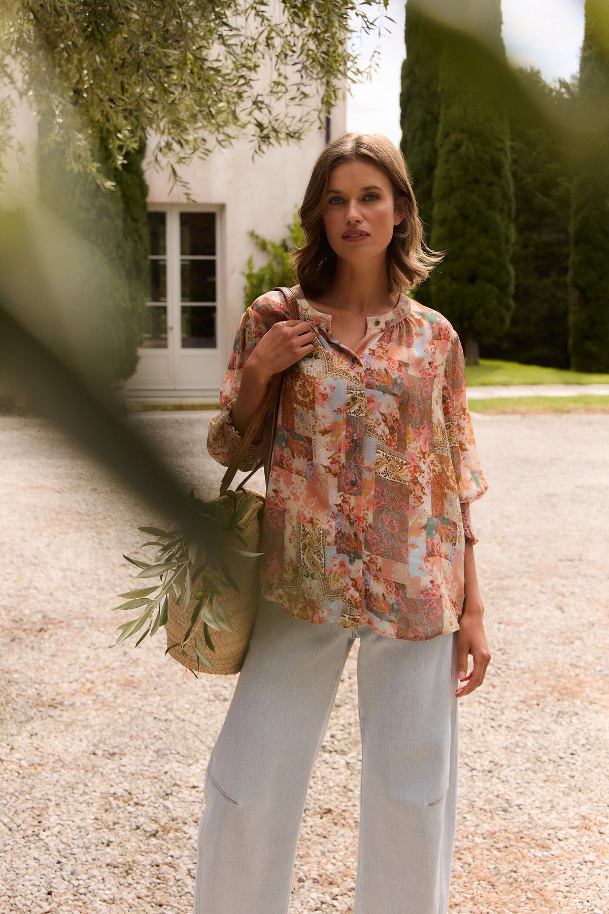 Lania The Label Boston Barrel Jean - Bleached