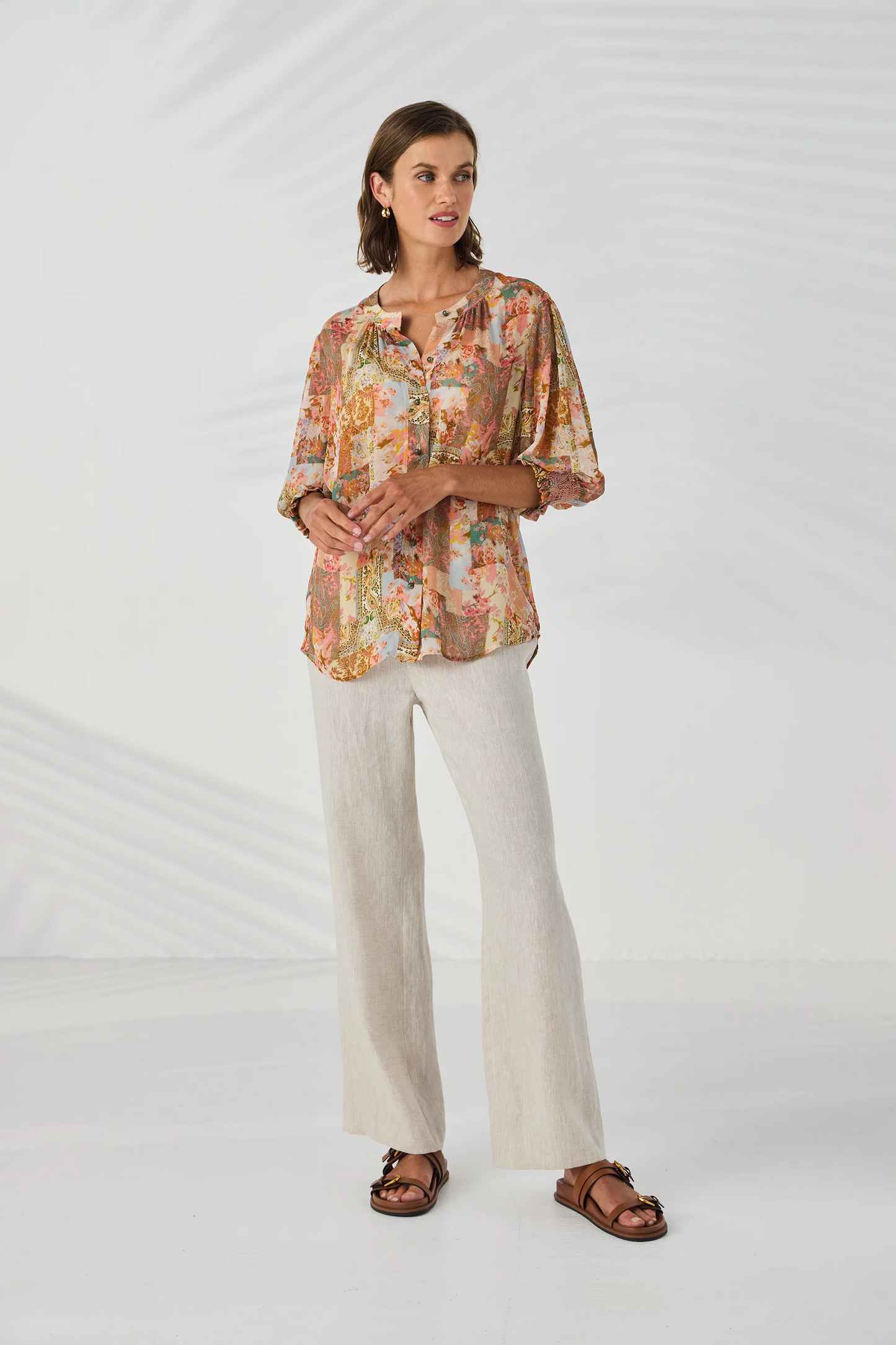 Lania The Label Remnant Shirt - Remnant Print