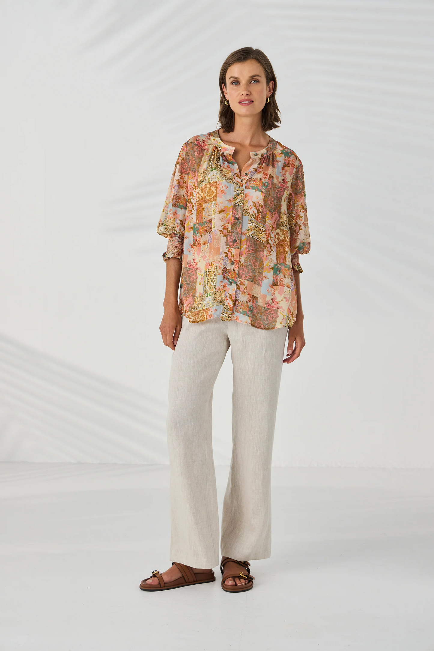 Lania The Label Remnant Shirt - Remnant Print