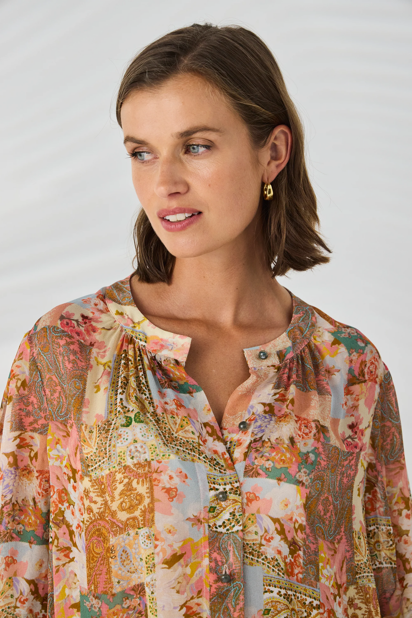Lania The Label Remnant Shirt - Remnant Print