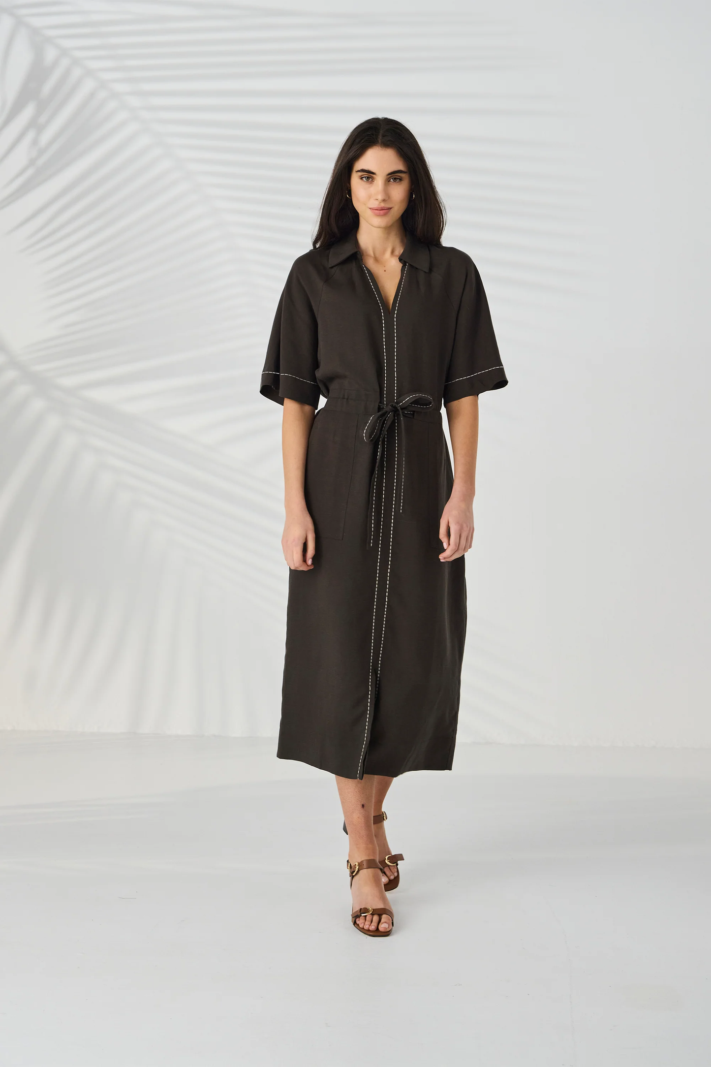 Lania The Label Court Dress - Chocolate