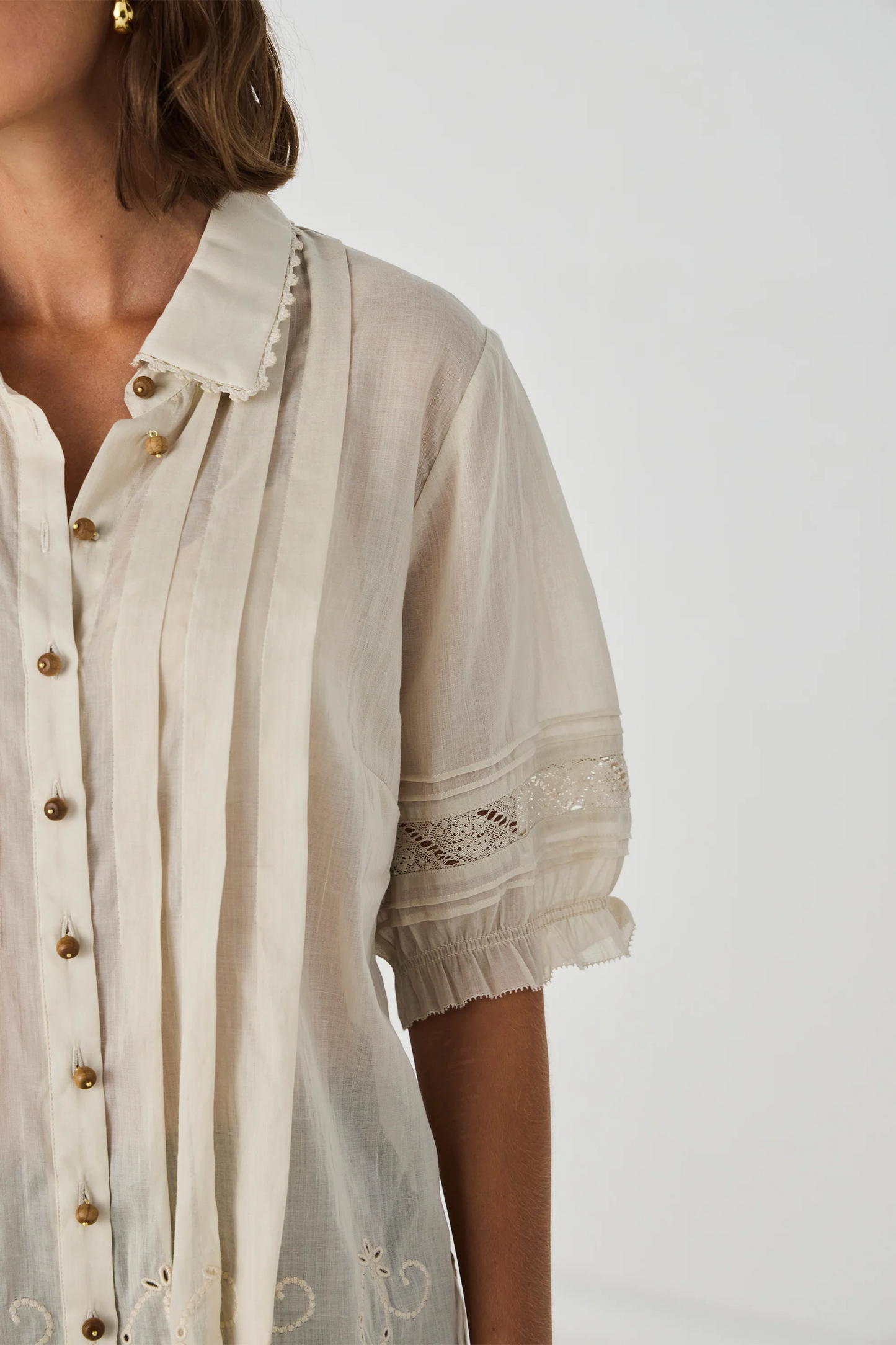 Lania The Label Kristal Shirt - Latte
